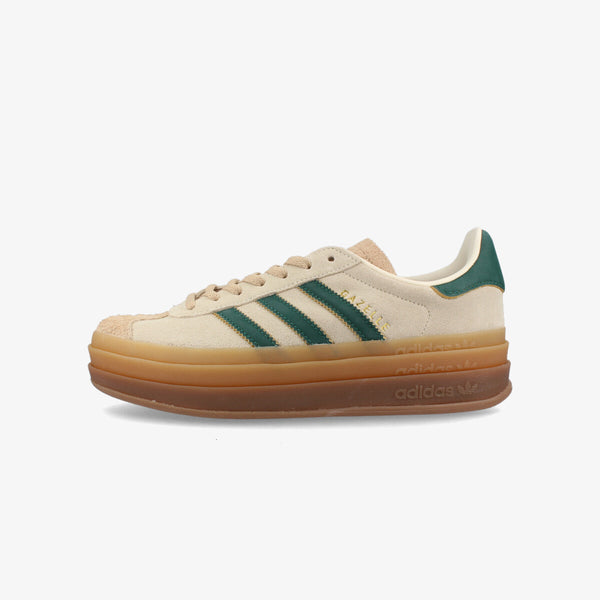 adidas GAZELLE BOLD CREAM WHITE/COLLEGIATE GREEN/MAGIC BEIGE