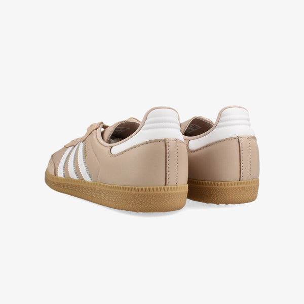 adidas SAMBA OG WONDER TAUPE/FTWR WHITE/GOLD METALLIC