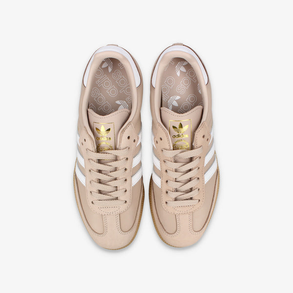 adidas SAMBA OG WONDER TAUPE/FTWR WHITE/GOLD METALLIC