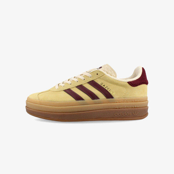 adidas GAZELLE BOLD W ALMOST YELLOW/MAROON/WONDER WHITE