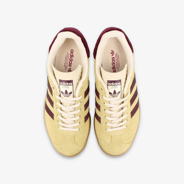 adidas GAZELLE BOLD W ALMOST YELLOW/MAROON/WONDER WHITE