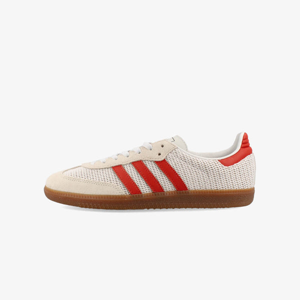 adidas SAMBA OG CRYSTAL WHITE/PRIME BLOOD