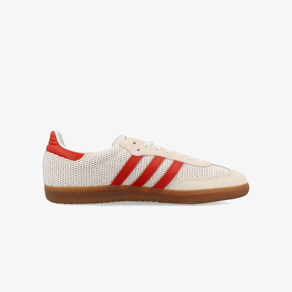 adidas SAMBA OG CRYSTAL WHITE/PRIME BLOOD