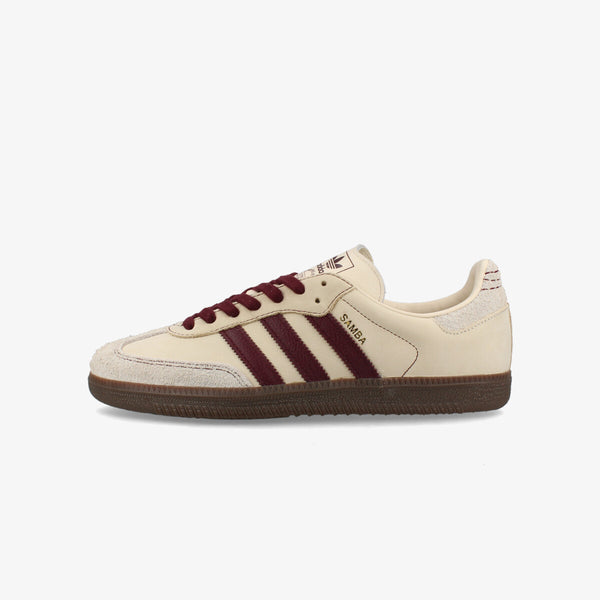 adidas SAMBA OG WONDER WHITE/MAROON/PUTTY GREY