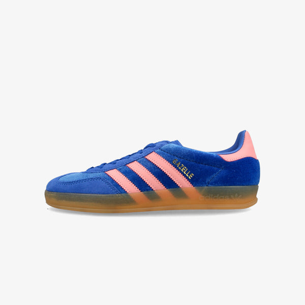 adidas GAZELLE INDOOR BLUE/SEMI PINK SPARK/GUM