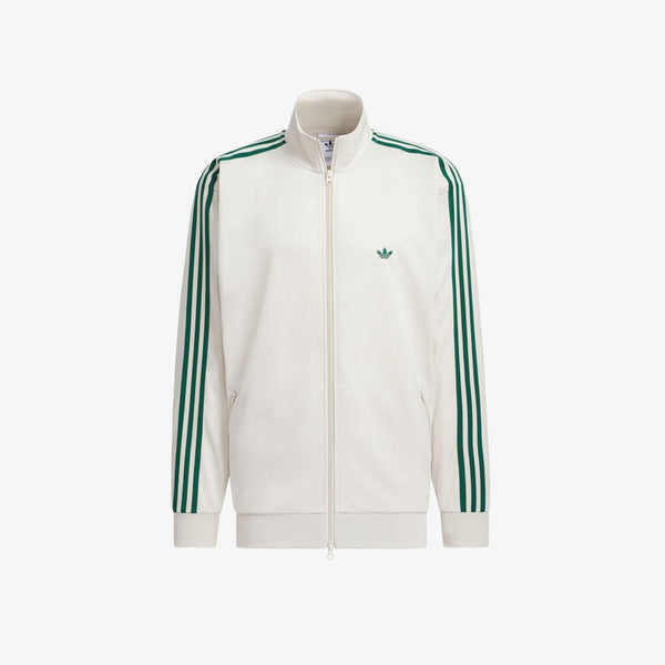 adidas BECKENBAUER TRACK TOP CLEAR BROWN/COLLEGE GREEN