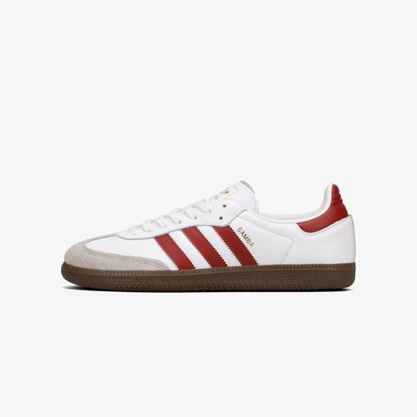 adidas SAMBA OG FTWR WHITE/PRELOVED RUBY/CLEAR GRANITE