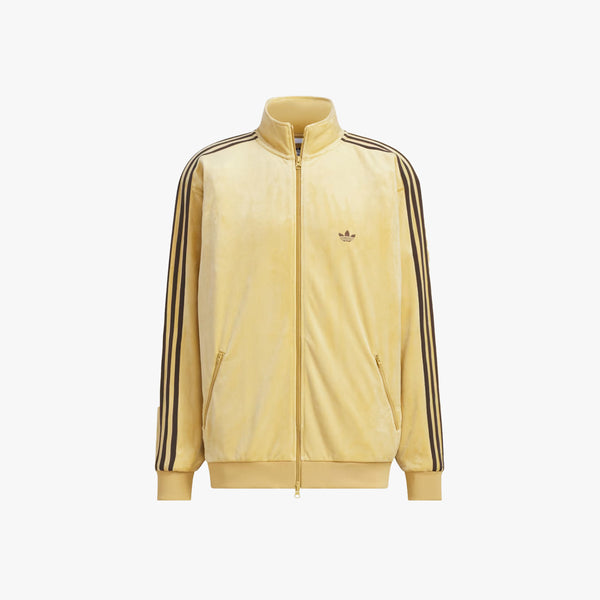 adidas BECKENBAUER VELOUR TRACK TOP GOLDEN BEIGE