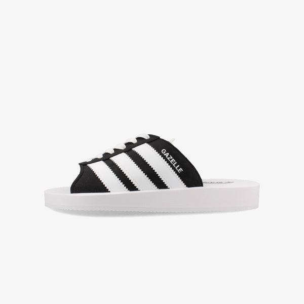 adidas GAZELLE BEACH SLIDES CORE BLACK/FTWR WHITE/FTWR WHITE