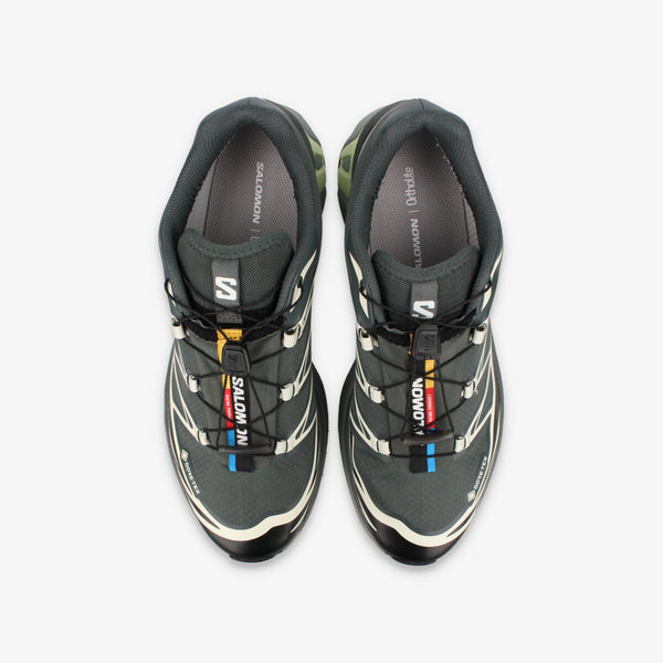 SALOMON XT-6 GTX URBAN CHIC/BLACK/LIME CREAM -GORE-TEX-