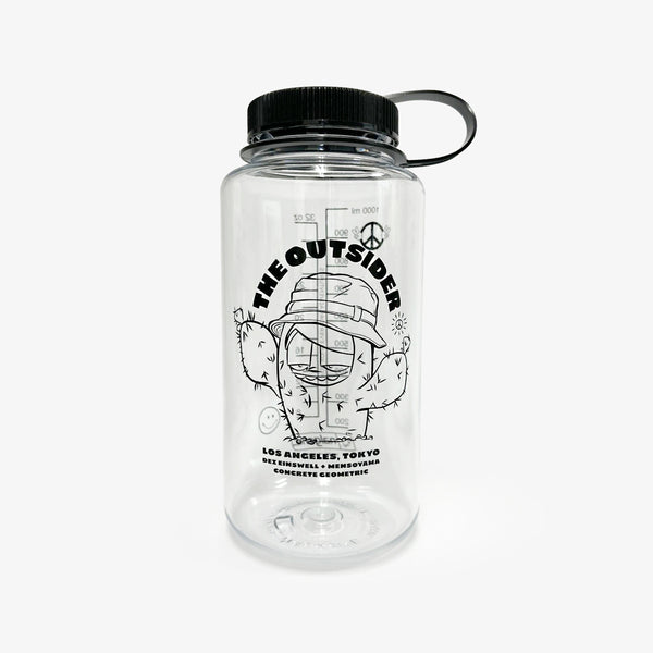 32oz. NALGENE CACTUS WATER BOTTLE "THE OUTSIDER" CLEAR