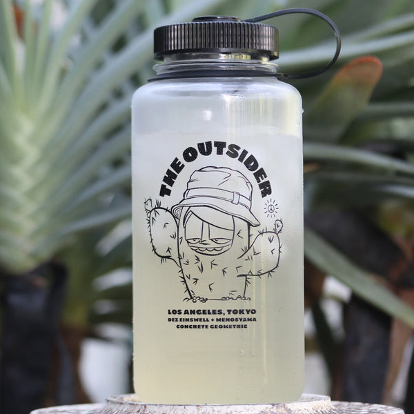 32oz. NALGENE CACTUS WATER BOTTLE "THE OUTSIDER" CLEAR