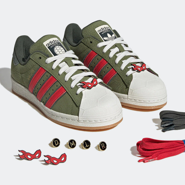 adidas TMNT SUPERSTAR SHELLTOE CRAFT GREEN/PANTONE/SHADOW GREEN