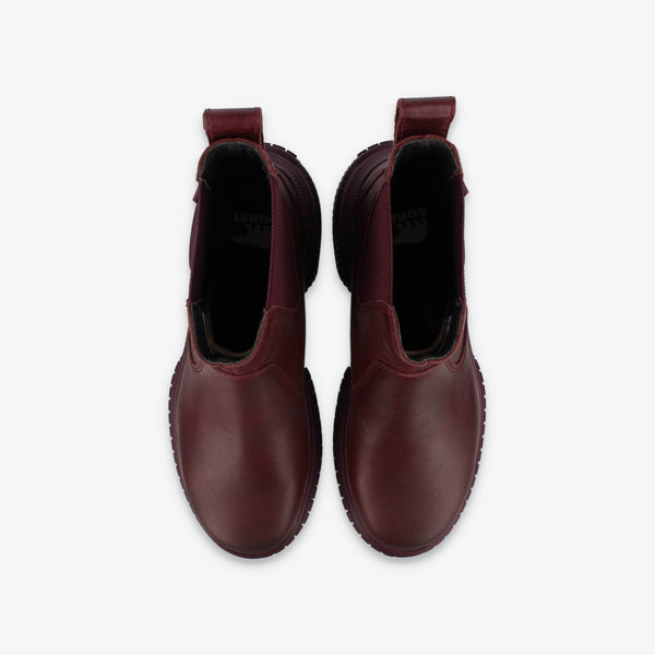 SOREL ONA AVE CHELSEA BOOT WATERPROOF EPIC PLUM/BLACK