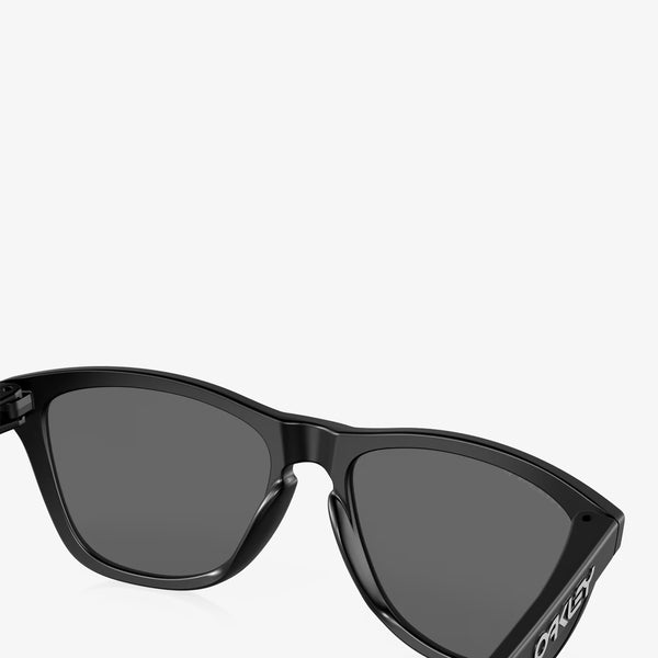 OAKLEY SUNGLASS FROGSKINS 【LOW BRIDGE FIT】 MATTE BLACK/PRIZM BLACK POLARIZED