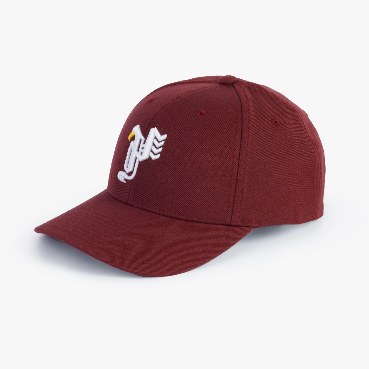 raidback fabric R Eagle Snapback Cap BURGUNDY