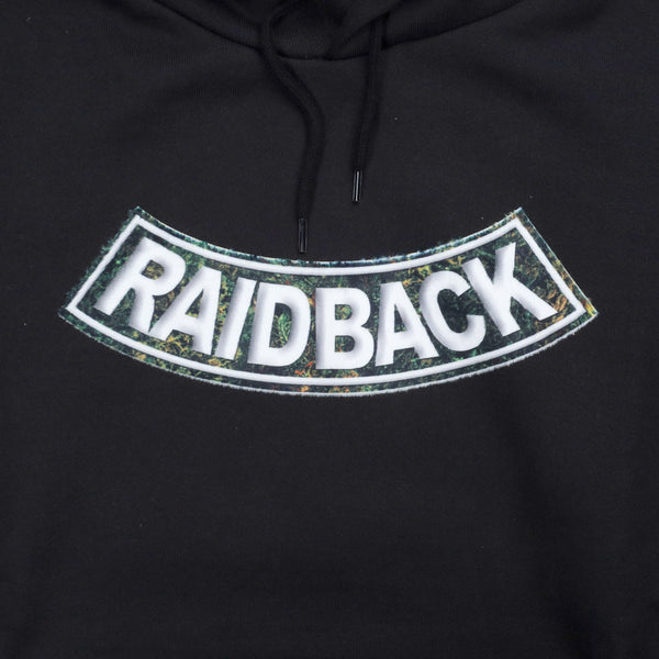 raidback fabric "Big Arch" Camo Hoodie BLACK 【R.W. CAMO】