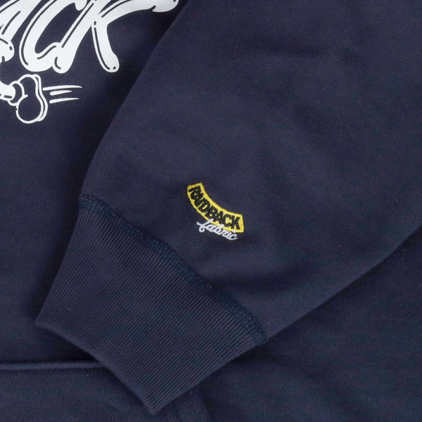 raidback fabric walk this way logo Hooded Sweatshirt NAVY