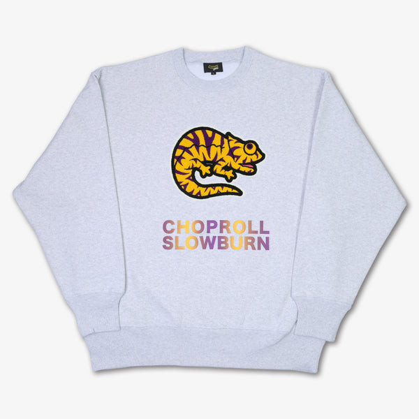 raidback fabric CRSB "Chameleon" Crewneck ASH/YELLOW/PURPLE