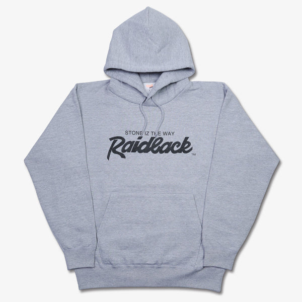 raidback fabric logo RAIDerz Logo Hoodie GREY/BLACK