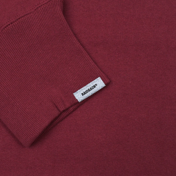 raidback fabric "S.I.T.W." Logo Hoodie BURGUNDY/WHITE