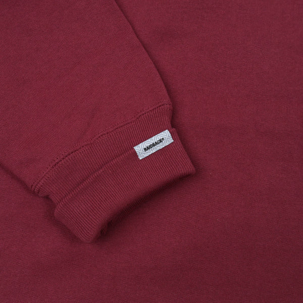 raidback fabric "S.I.T.W." Logo Hoodie BURGUNDY/WHITE