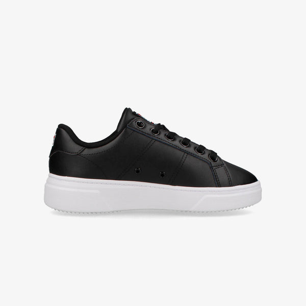 FILA COURT PLUMPY LITE BLACK/WHITE/F RED