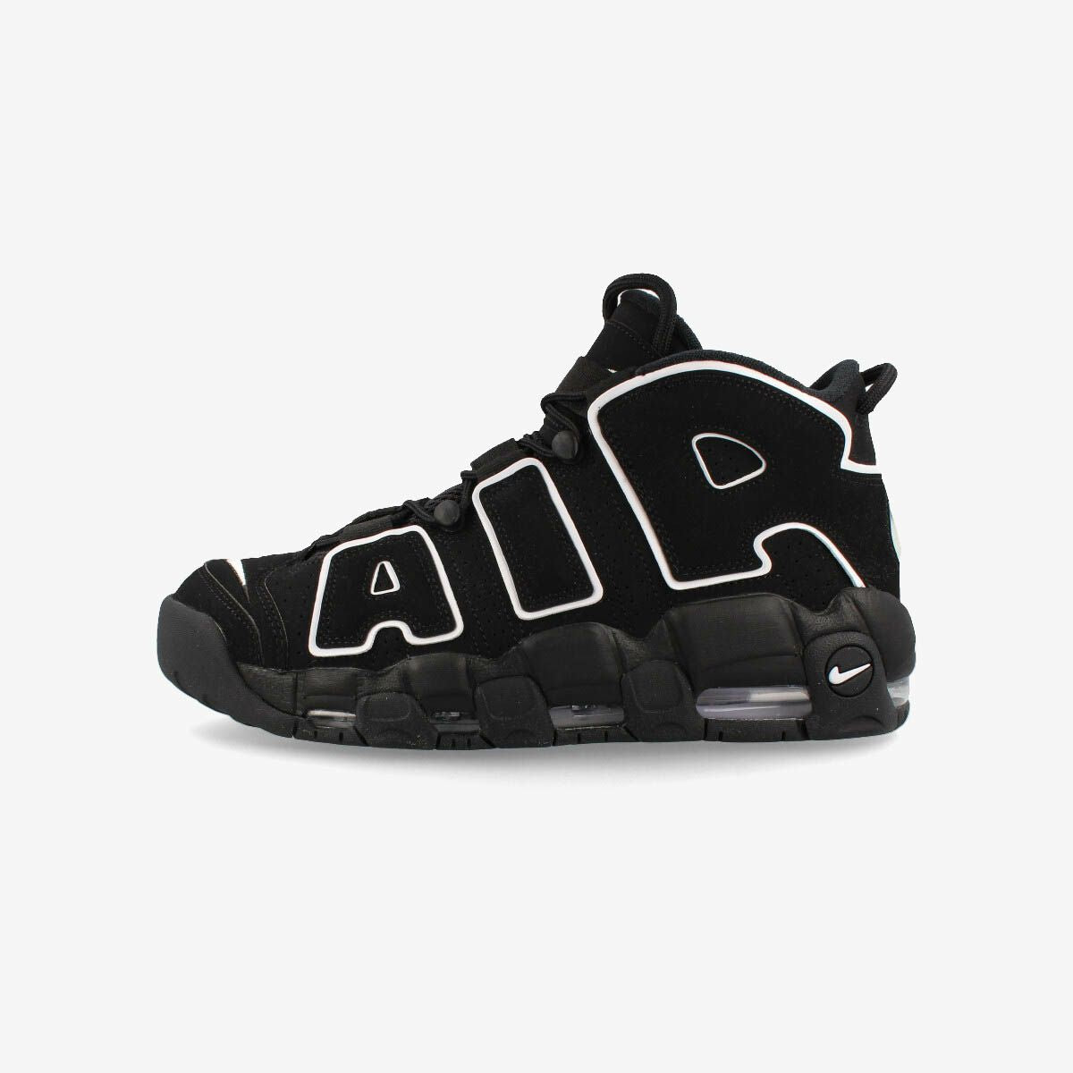 NIKE AIR MORE UPTEMPO BLACK/WHITE/BLACK – KICKS LAB.