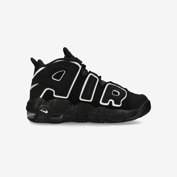 NIKE AIR MORE UPTEMPO GS BLACK/WHITE