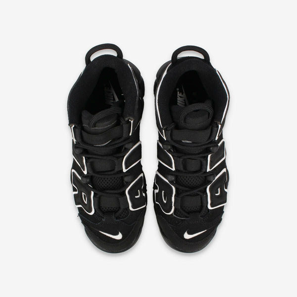 NIKE AIR MORE UPTEMPO GS BLACK/WHITE