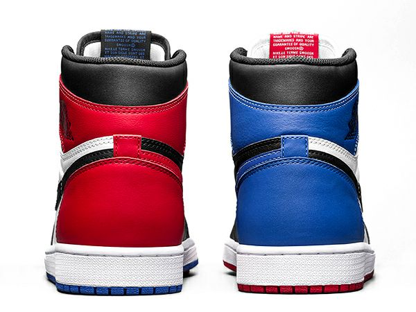 NIKE AIR JORDAN 1 RETRO HIGH OG BLACK/VARSITY RED/VARSITY ROYAL 【TOP3】