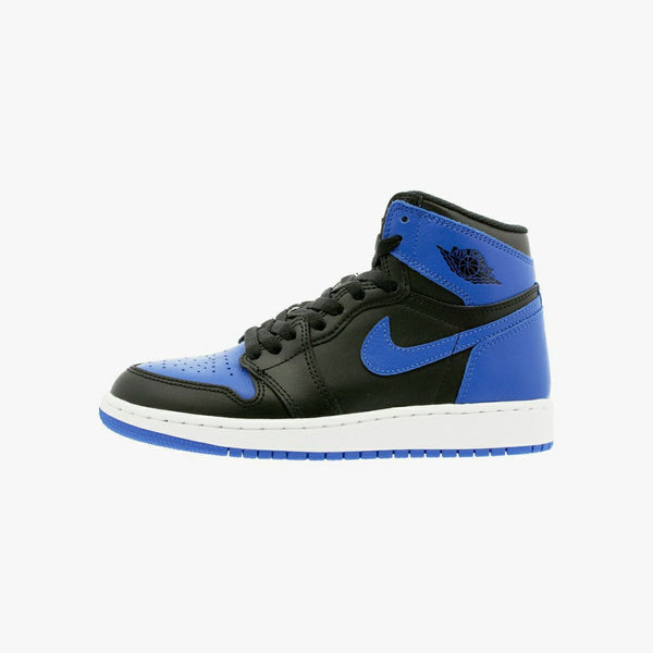 NIKE AIR JORDAN 1 RETRO HIGH GS BLACK/VARSITY ROYAL/WHITE 【ROYAL】