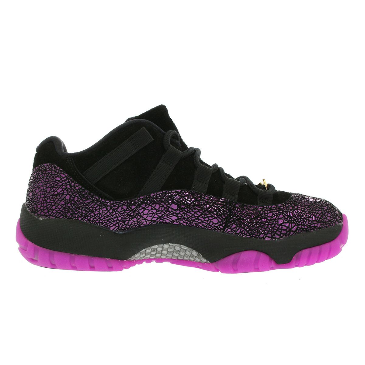 NIKE WMNS AIR JORDAN 11 RETRO LOW BLACK/FUCHSIA BLAST [ROOK TO QUEEN]