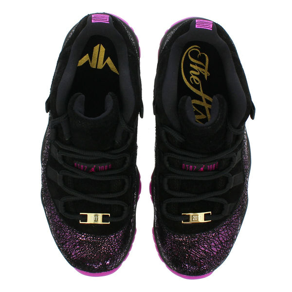 NIKE WMNS AIR JORDAN 11 RETRO LOW BLACK/FUCHSIA BLAST 【ROOK TO QUEEN】