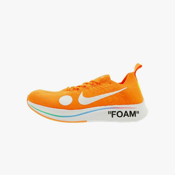 NIKE ZOOM FLY MERCURIAL FLYKNIT TOTAL ORANGE/WHITE/VOLT 【OFF-WHITE】