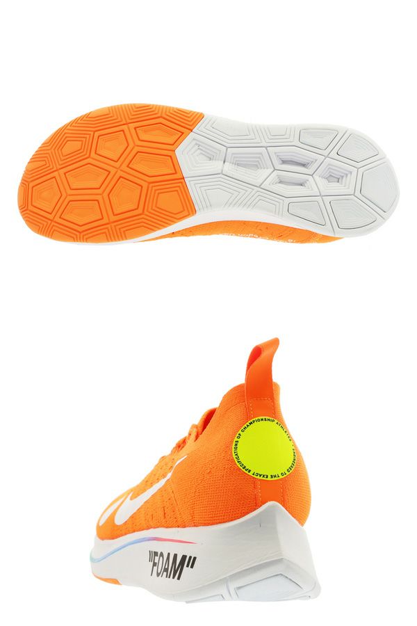 NIKE ZOOM FLY MERCURIAL FLYKNIT TOTAL ORANGE/WHITE/VOLT 【OFF-WHITE】