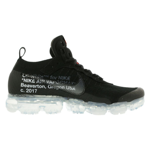 NIKE AIR VAPORMAX FLYKNIT BLACK/TOTAL CRIMSON/CLEAR 【OFF-WHITE】