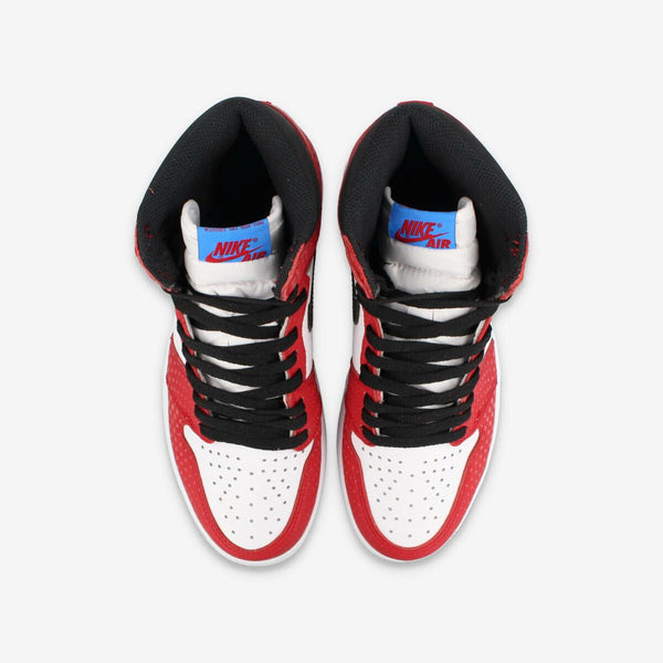 NIKE AIR JORDAN 1 RETRO HIGH OG GYM RED/WHITE/PHOTO BLUE/BLACK 【ORIGIN STORY】【SPIDERMAN】