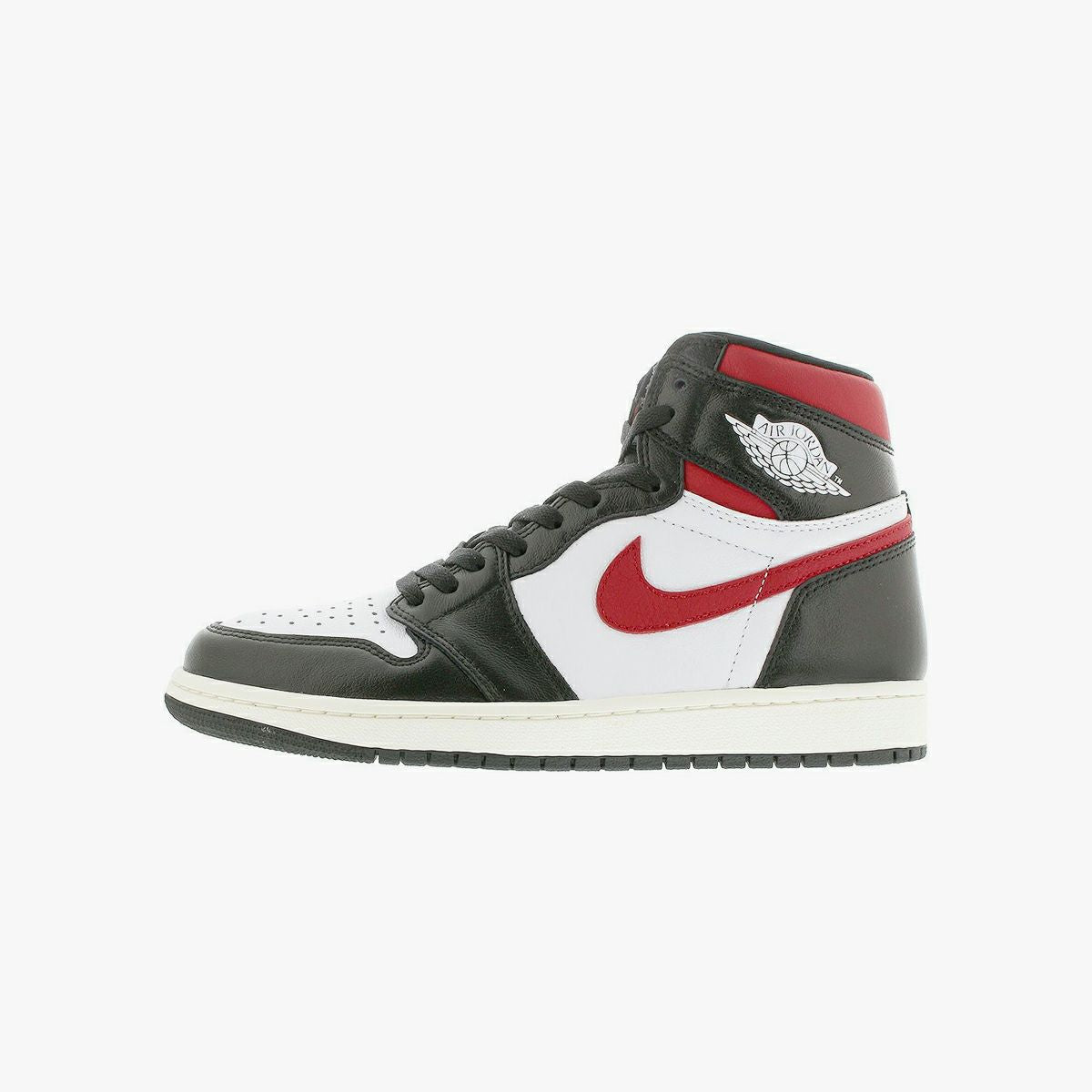 NIKE AIR JORDAN 1 RETRO HIGH OG BLACK/WHITE/SAIL/GYM RED 555088