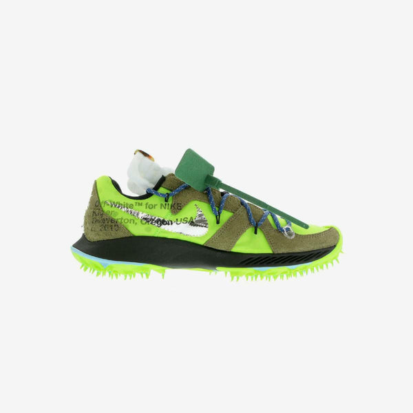 NIKE WMNS ZOOM TERRA KINGER 5 ELECTRIC GREEN/METALLIC SILVER/SAIL 【OFF-WHITE】