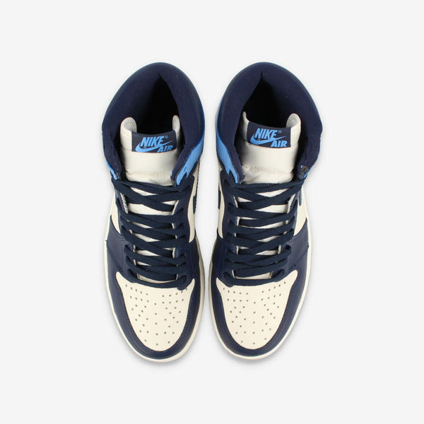 NIKE AIR JORDAN 1 RETRO HIGH OG SAIL/OBSIDIAN/UNIVERSITY BLUE