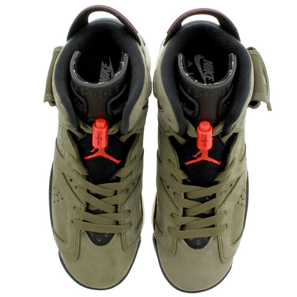 NIKE AIR JORDAN 6 RETRO SP GS MEDIUM OLIVE/INFRARED/BLACK 【TRAVIS SCOTT】