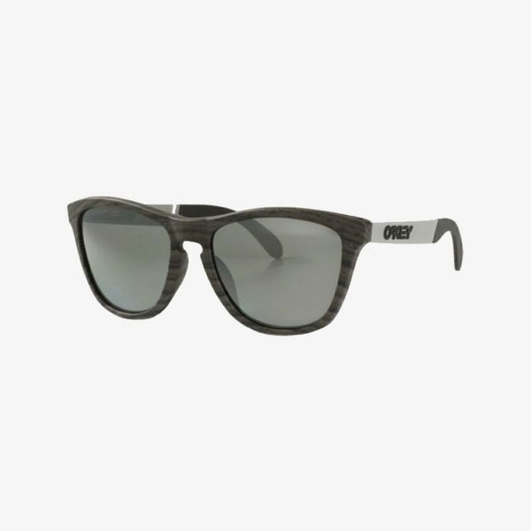 OAKLEY SUNGLASS FROGSKINS MIX WOODGRAIN/PRIZM BLACK POLARIZED 【ASIAN FIT】