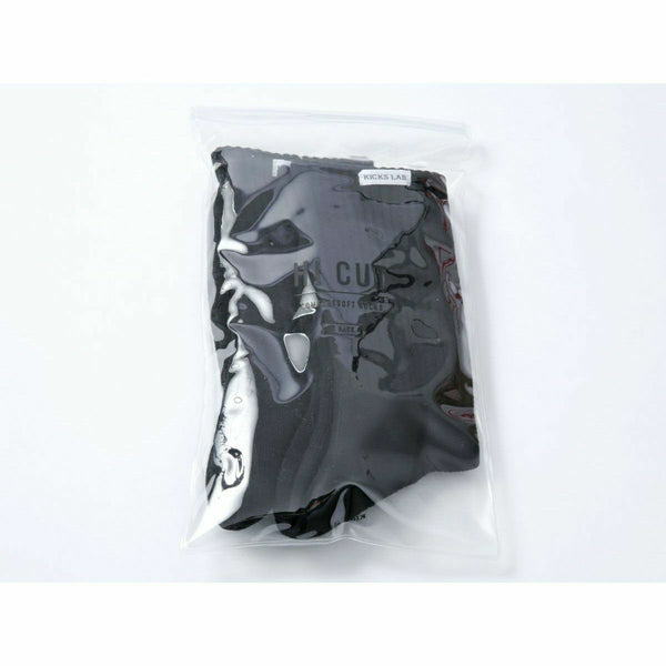 【25cm-28cm】KICKS LAB. ORIGINAL COMFORTSOFT SOCKS HI CUT BLACK 【2PACK】【Made in JAPAN】