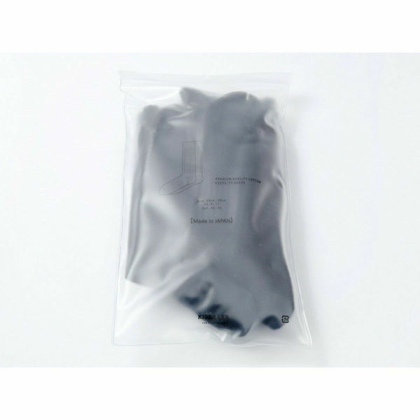 【25cm-28cm】KICKS LAB. ORIGINAL COMFORTSOFT SOCKS HI CUT BLACK 【2PACK】【Made in JAPAN】