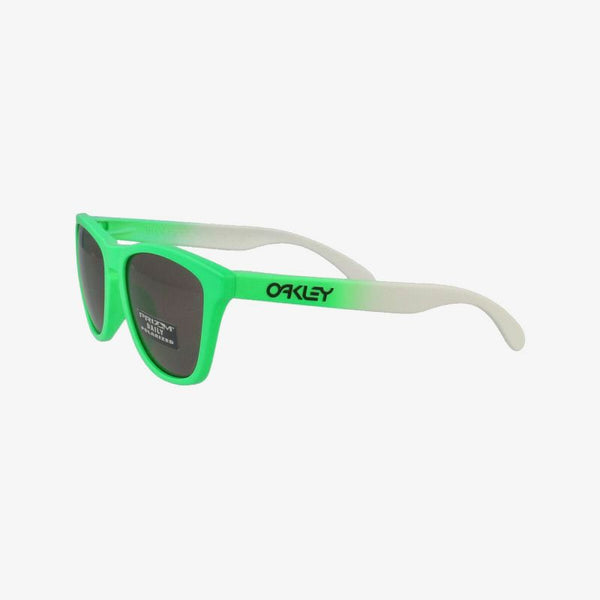 OAKLEY SUNGLASS FROGSKINS GREEN FADE/PRIZM DALY POLARIZED [ASIAN FIT]