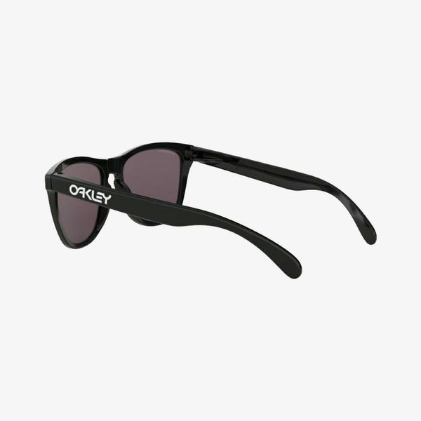 OAKLEY SUNGLASS FROGSKINS POLISHED BLACK/PRIZM GREY 【ASIAN FIT】