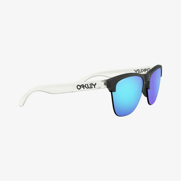 OAKLEY SUNGLASS FROGSKINS LITE MATTE BLACK/PRIZM SAPPHIRE 【STANDARD FIT】