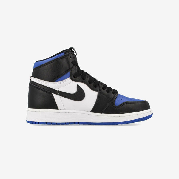 NIKE AIR JORDAN 1 RETRO HIGH OG GS BLACK/WHITE/GAME ROYAL 【ROYAL TOE】