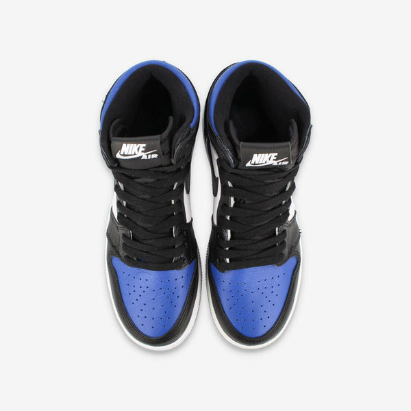 NIKE AIR JORDAN 1 RETRO HIGH OG GS BLACK/WHITE/GAME ROYAL 【ROYAL TOE】